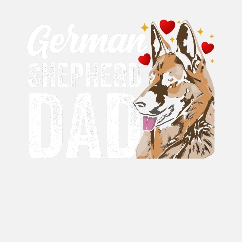 German Shepherd Daddy Cute Pet Lover