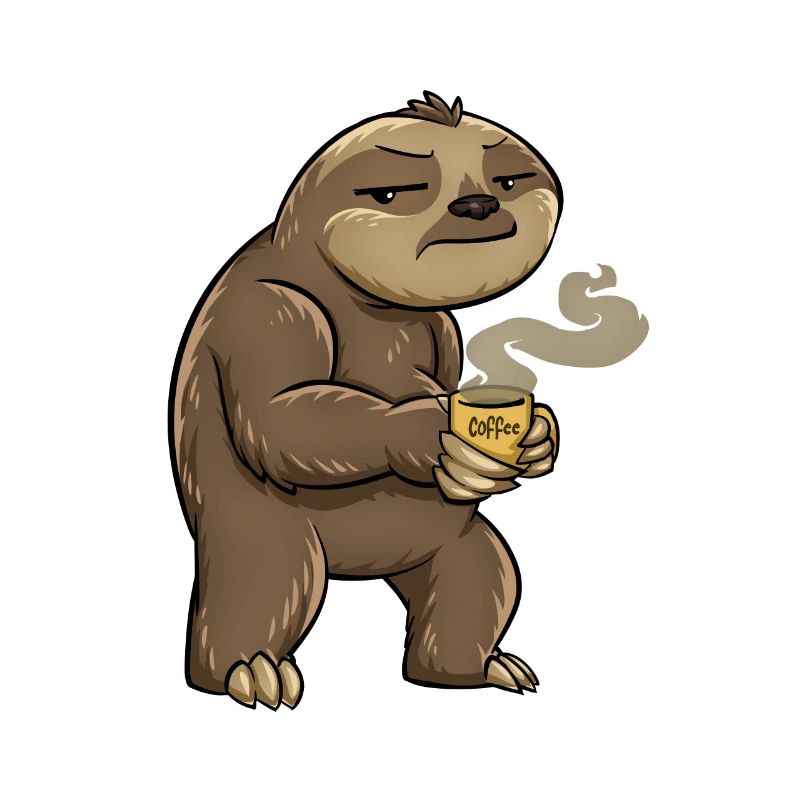 Faultier Kaffee