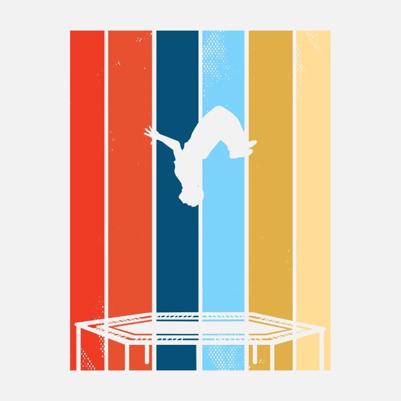 Trampolinspringer Trampolin