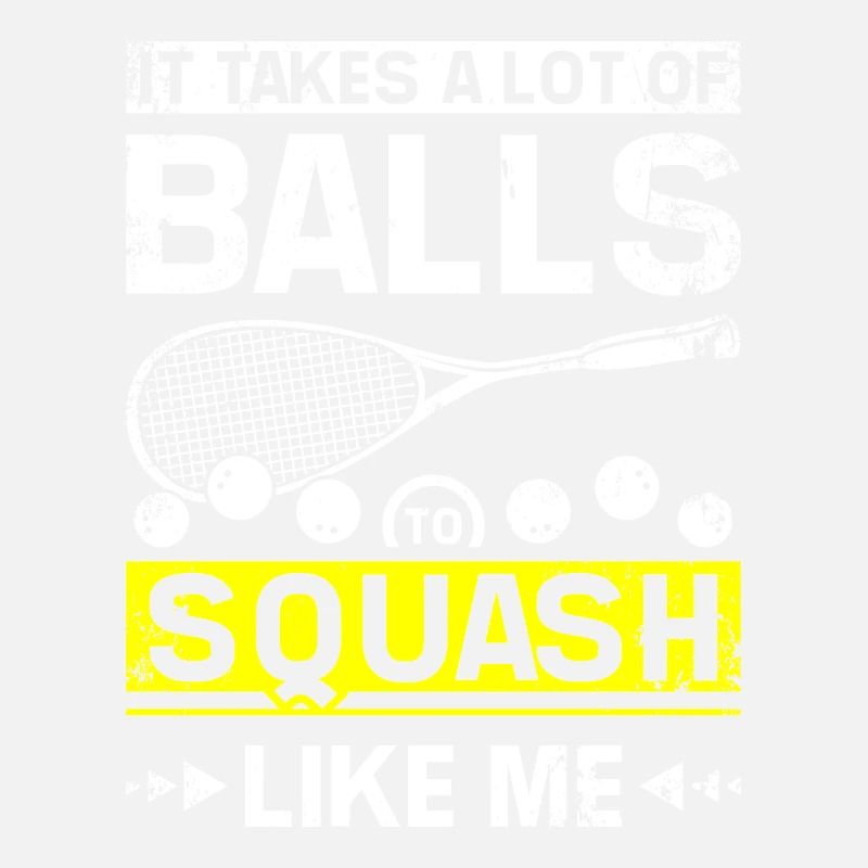 Il faut beaucoup de balles pour squash comme moi