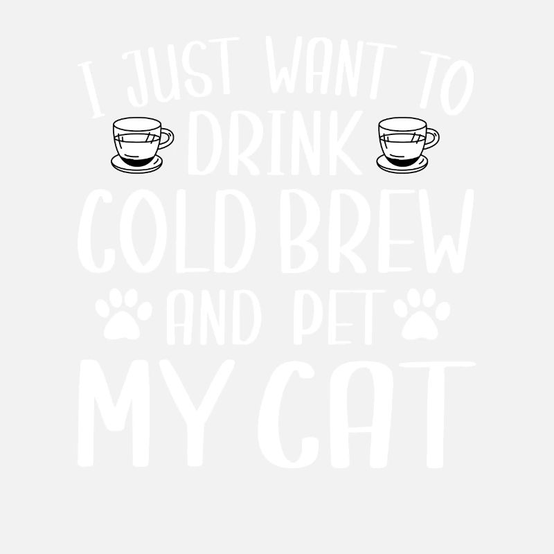 Funny cold brew and cat lovers