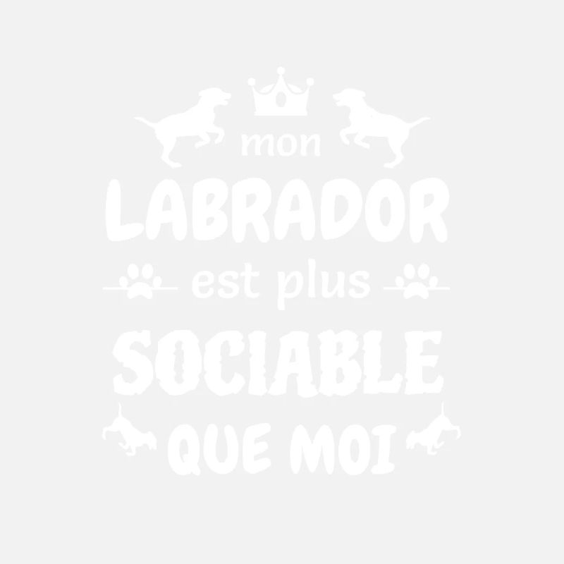 Mon labrador est plus sociable que moi