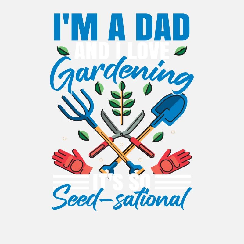 Ich bin ein Vater und ich liebe Gartenarbeit