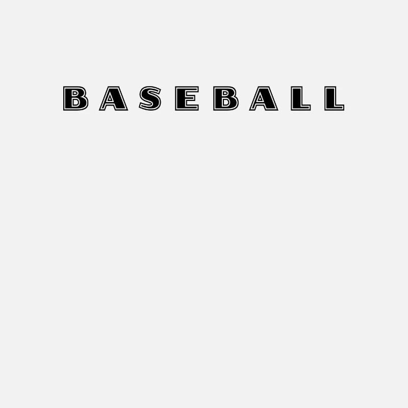 Baseball lettering