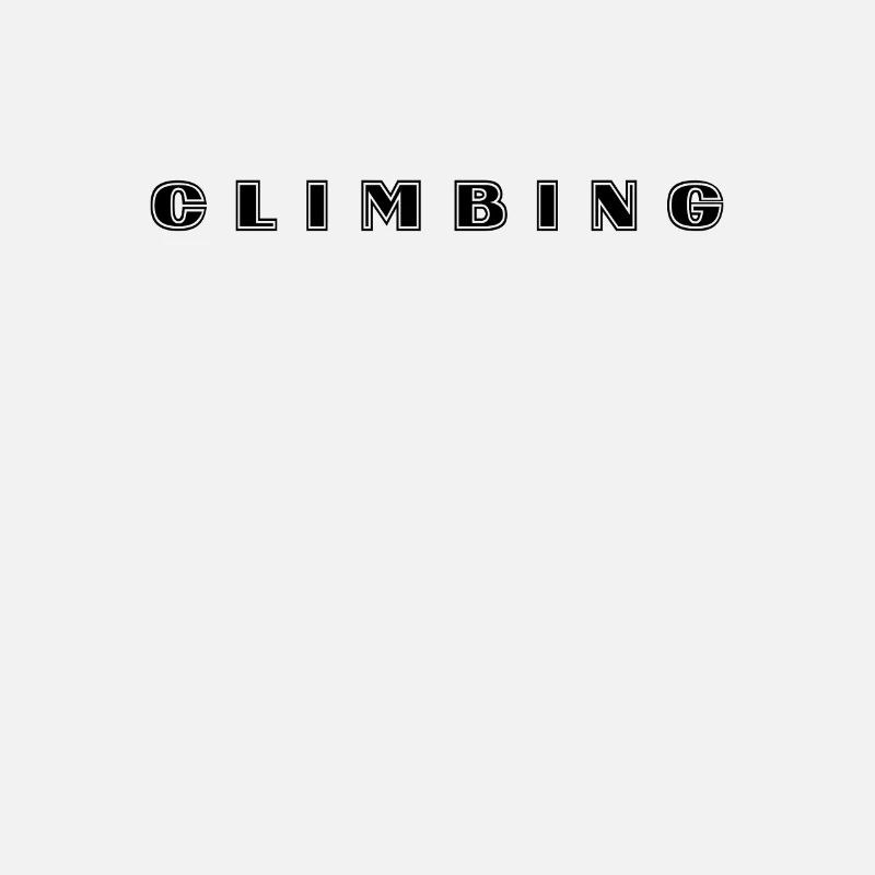 Climbing lettering