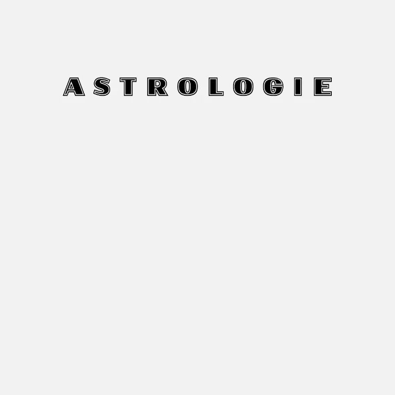 Astrologie Schriftzug