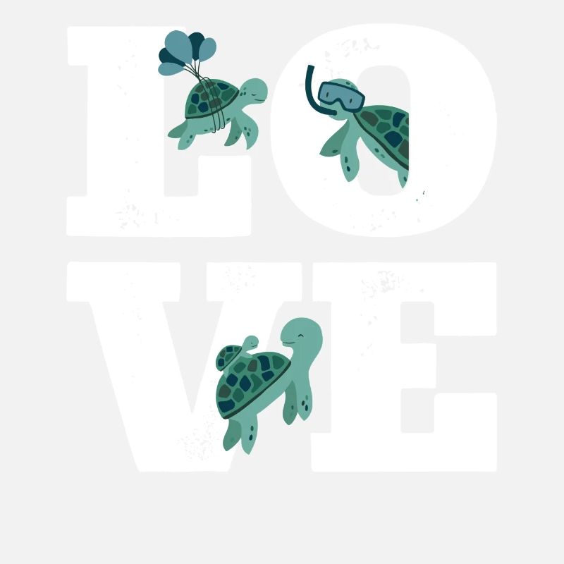 Sea Turtle Tortoise Love