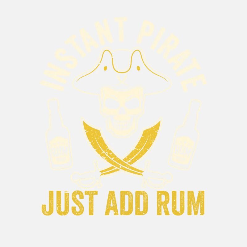 Instant Pirate Just Add Rum Funny Halloween