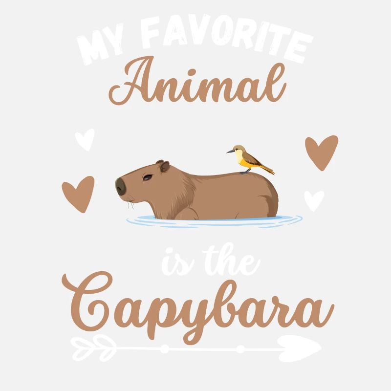 Rodent Capybara Funny Gift Capybara