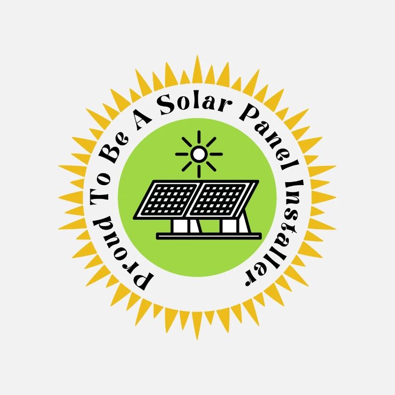 Stolz darauf, ein Solarpanel-Installateur zu sein