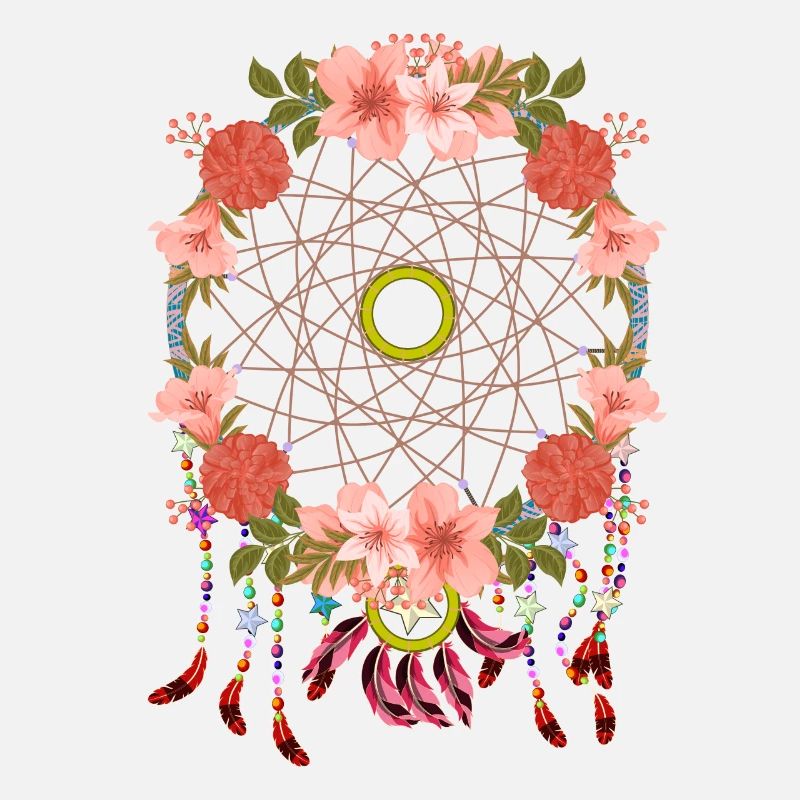 Boho Flower Jewelry Esoteric Gift Dream Catcher