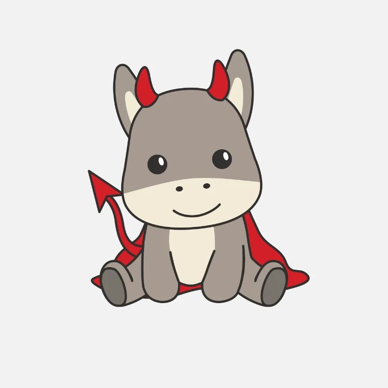 Donkey Happy Halloween Devil Costume