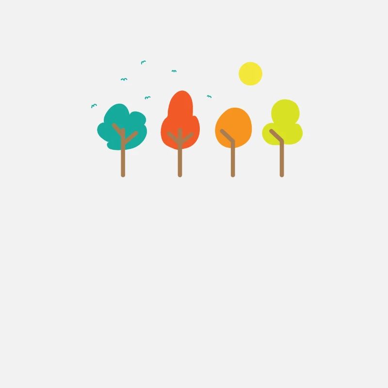 Comic Trees Nature Forests Leaves Environment