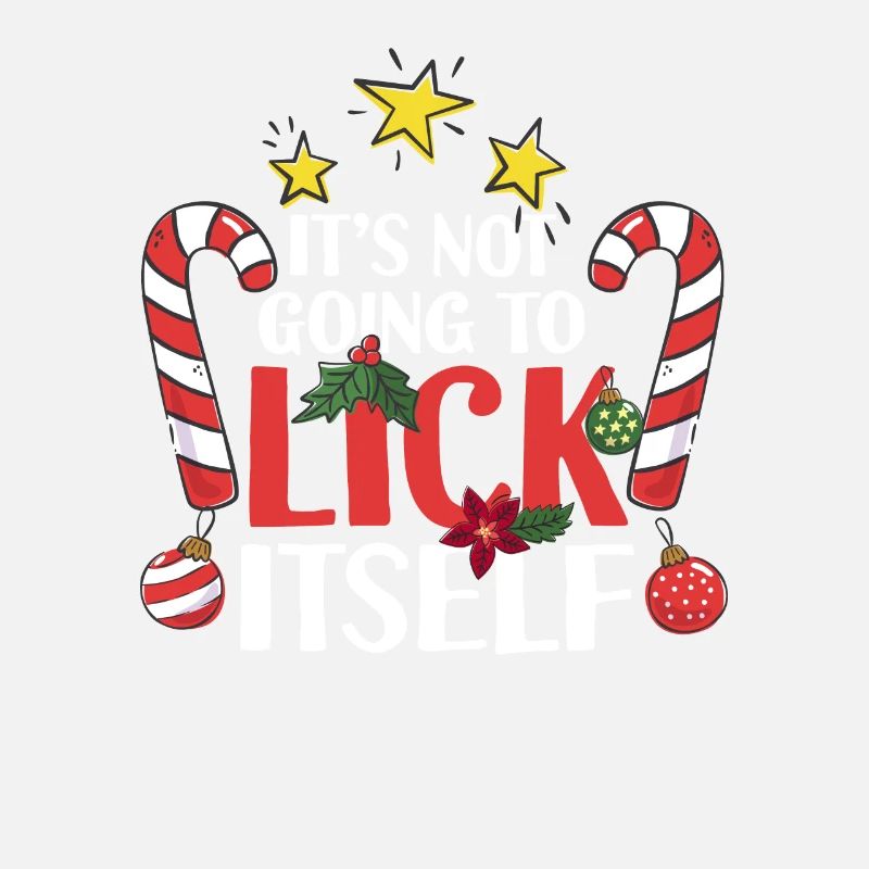It won't lick itself candy cane lust