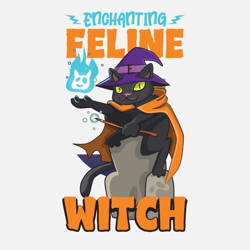 Cat Witch Occult Gothic Dark Satanic