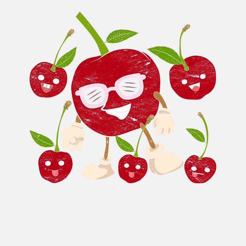 Cool Sunglasses Summer Fruit Gift Cherry