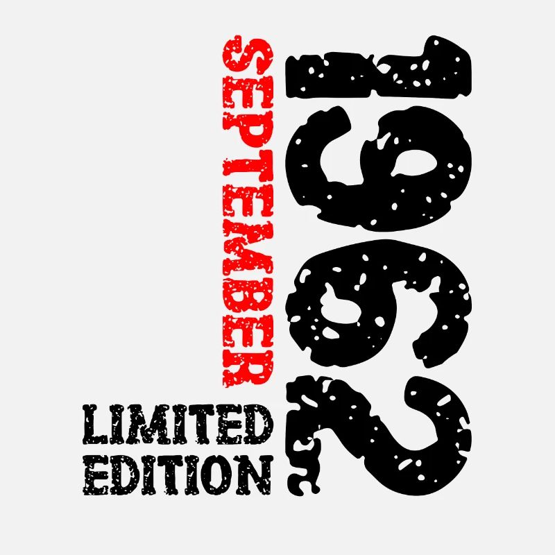 1962 September Limited Edition 61. Geburtstag Deko