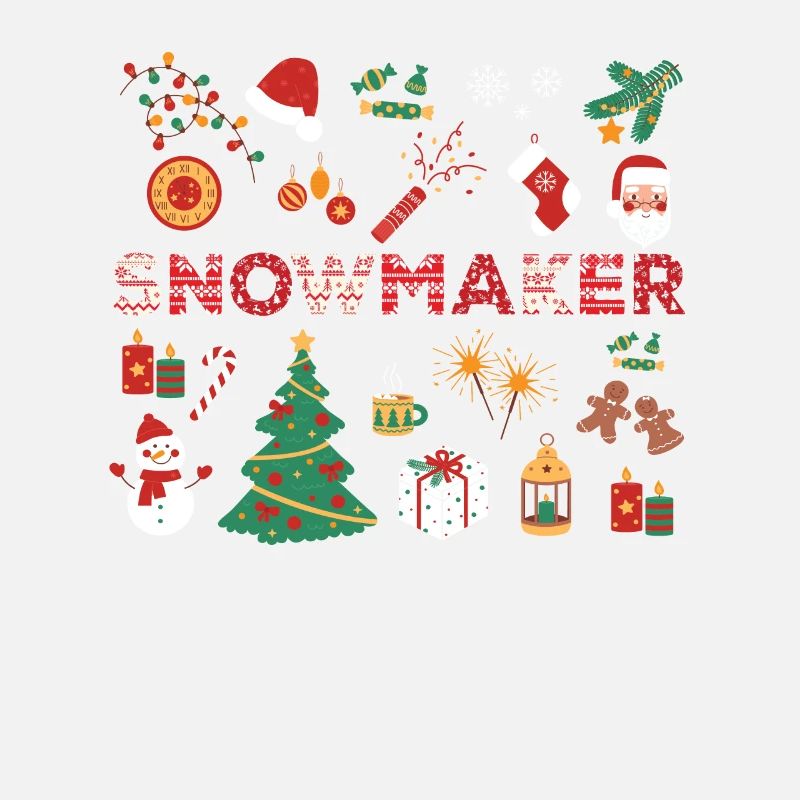 Grand design de Noël de Snowmaker