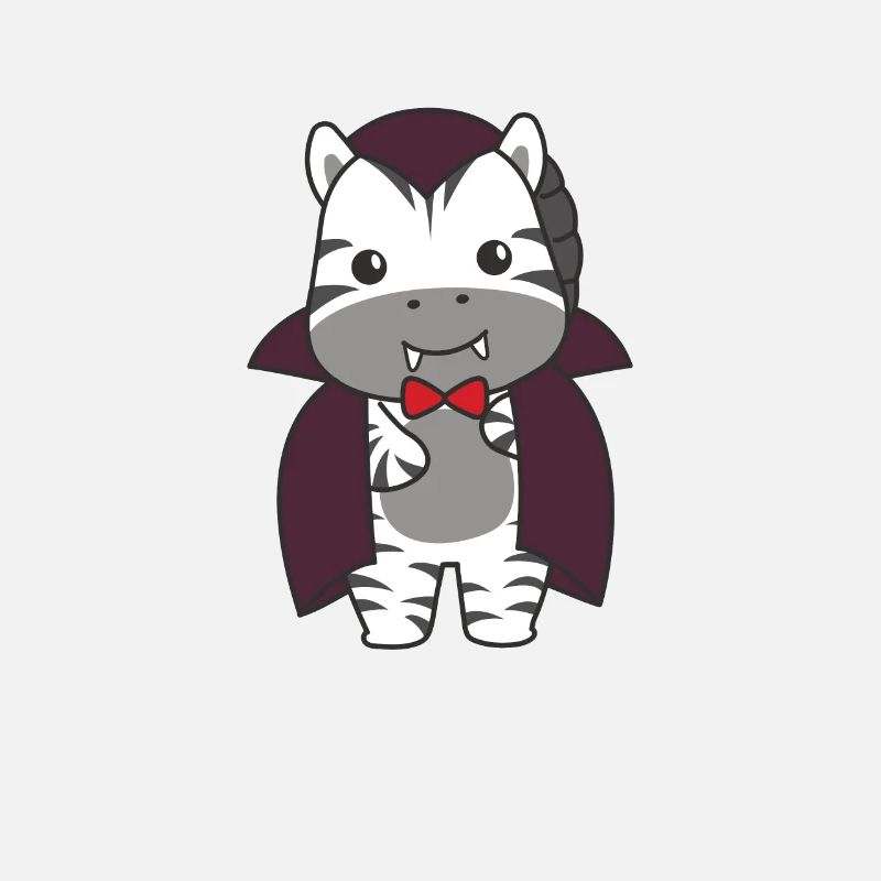 Zebra Happy Halloween Cute Vampire Costume