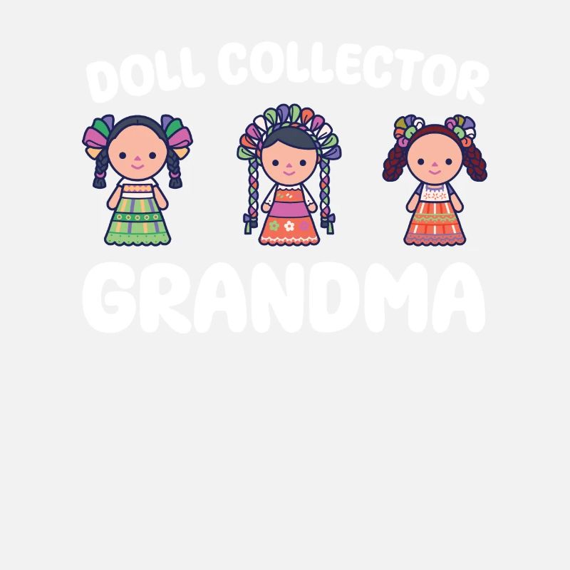 Grand-mère collectionneuse de poupées