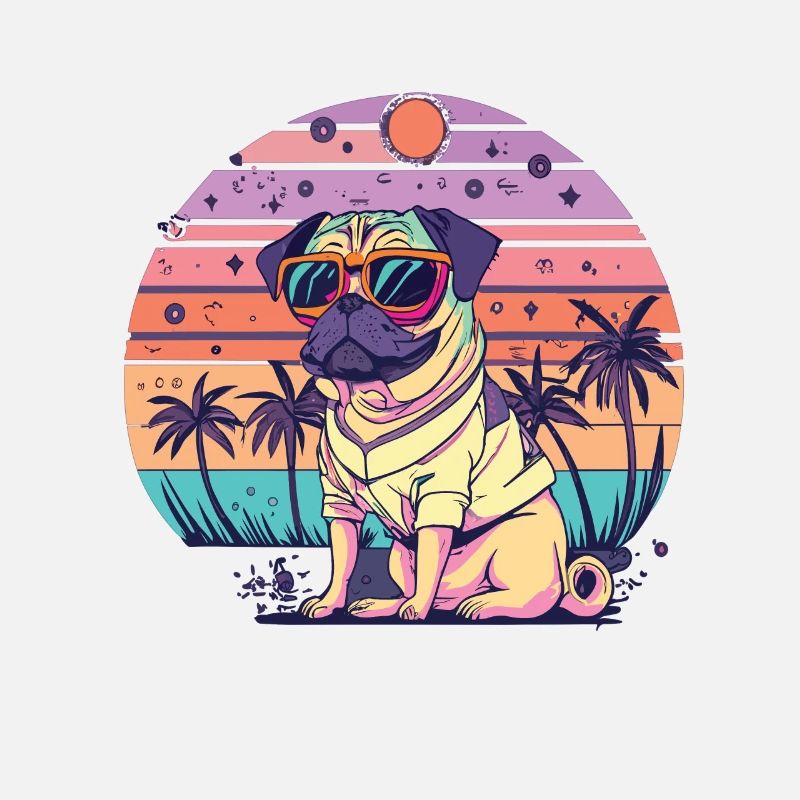 Mops Mops Hund Mops Geschenke Mops Sonnenbrille