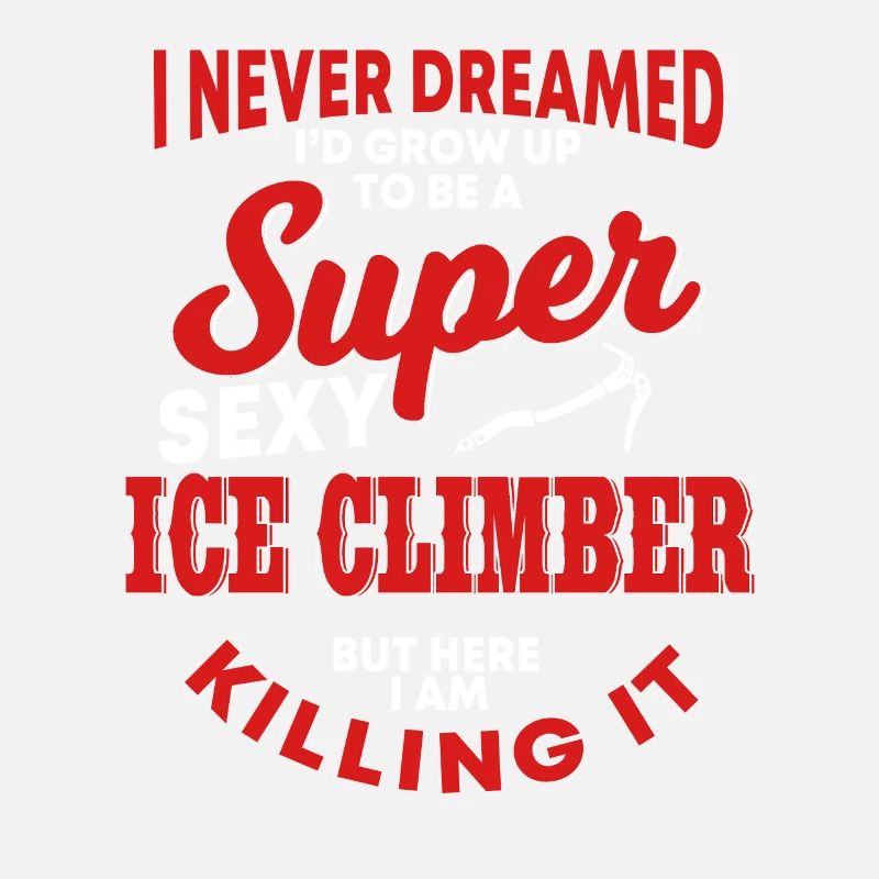 Lustige Eiskletterer Shirt