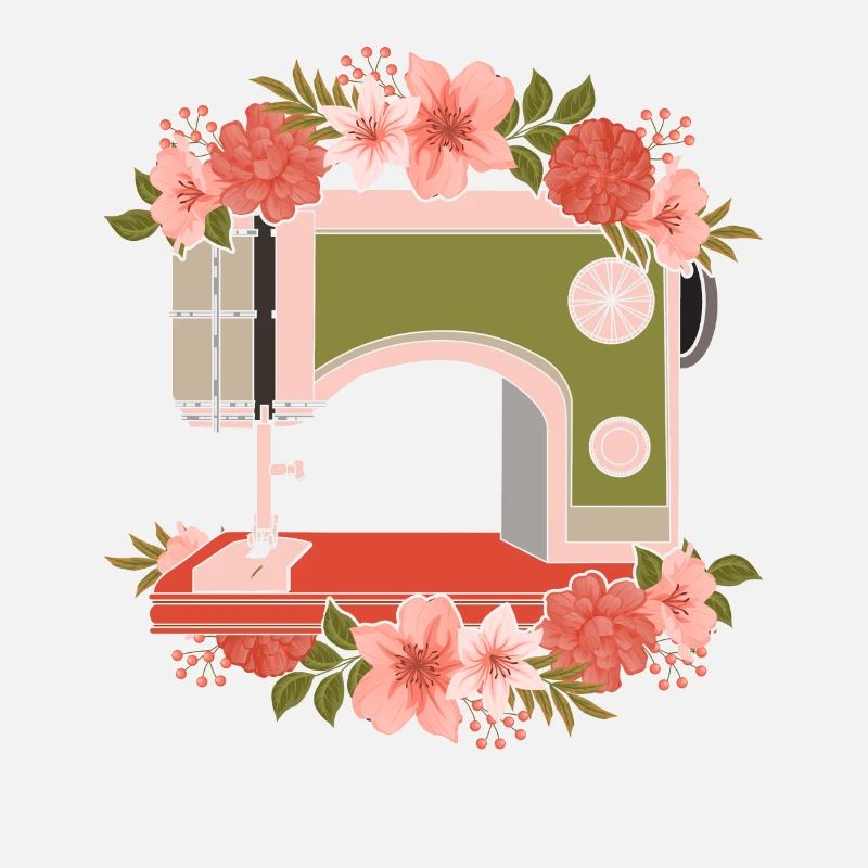 Couturière Machine à coudre faite à la main Cadeau Coudre