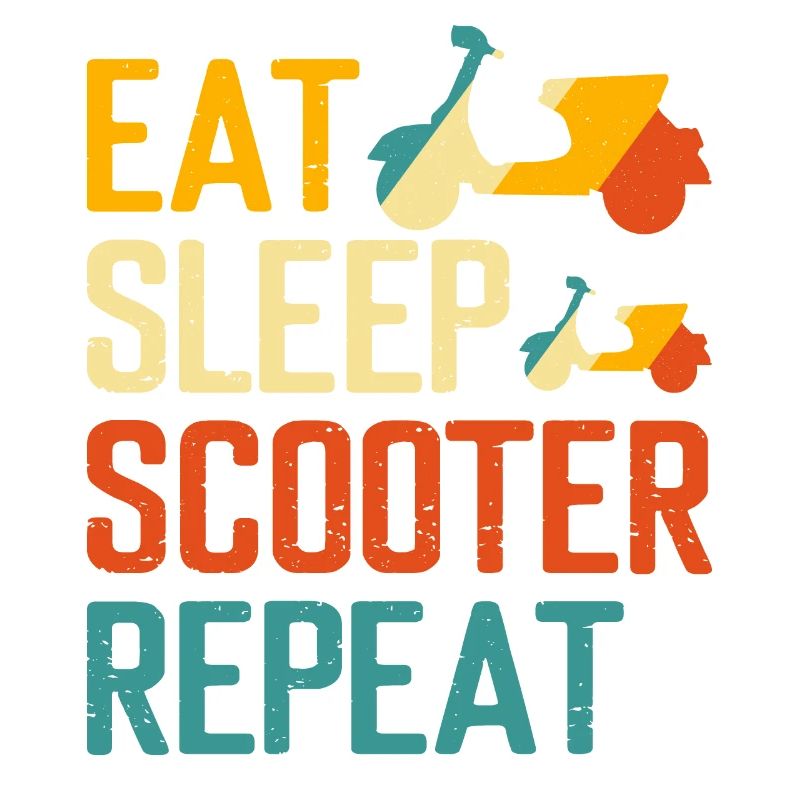 Roller Rollerfahrer Motorroller