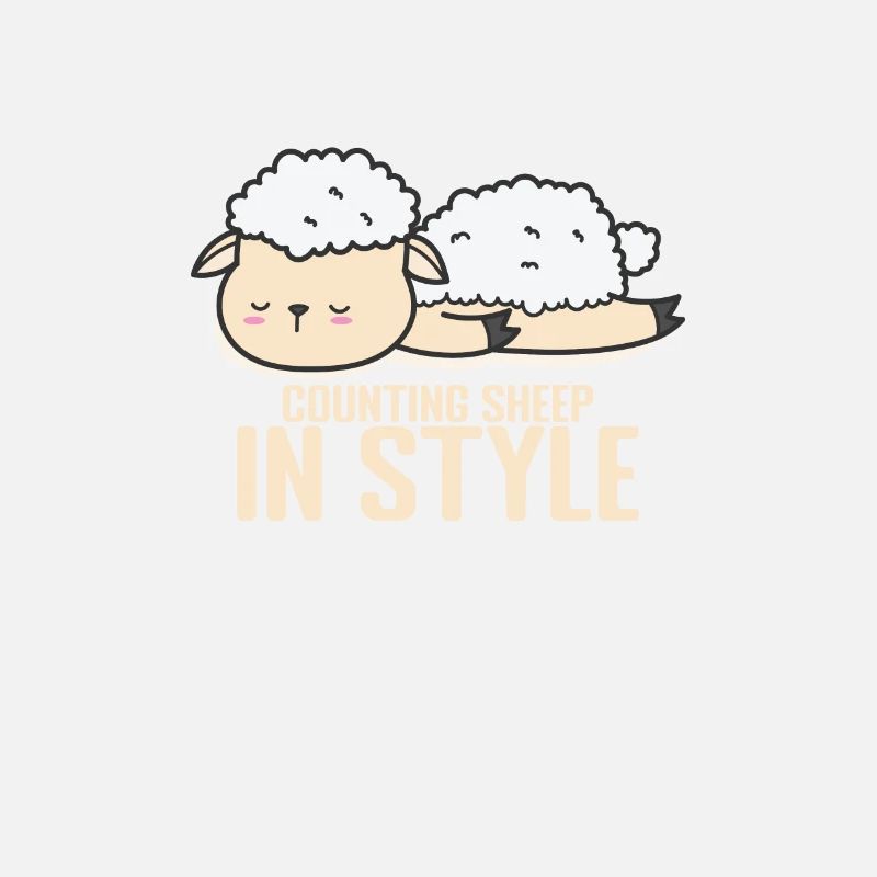 Compter les moutons en pyjama de style pyjama