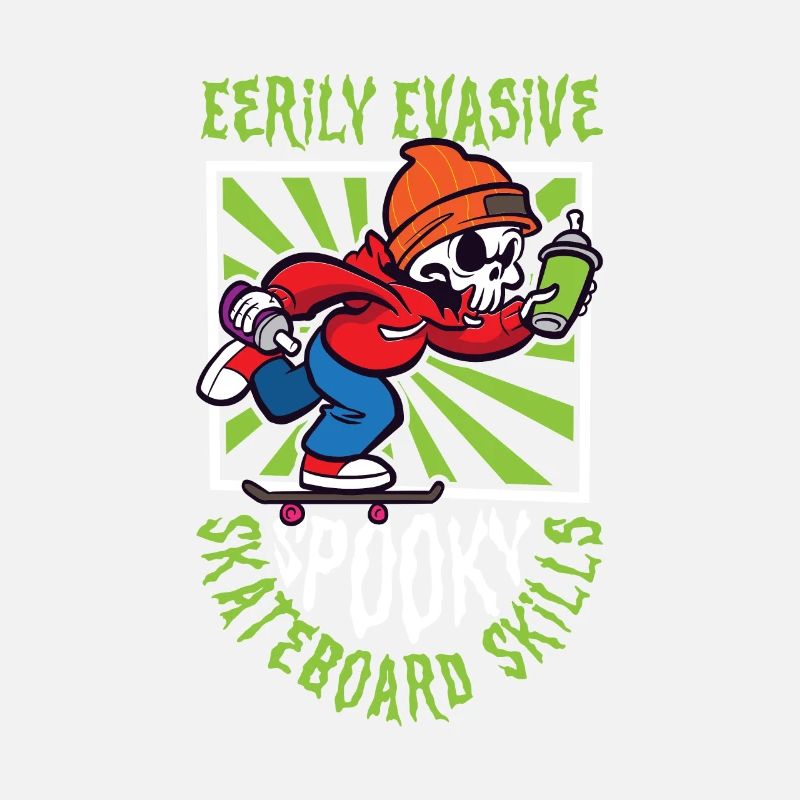 Horror Skateboarder Halloween Skateboard Geschenk