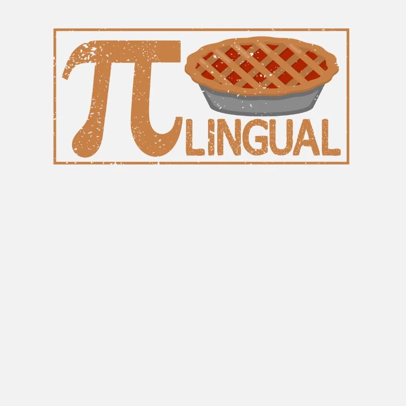 PiLingual Bilingue Gâteau Drôle Pi Day