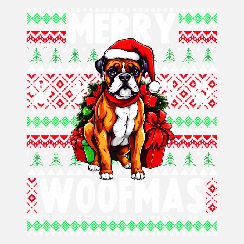 Dog Lover Christmas - Lustiger hässlicher Weihnachtspullover