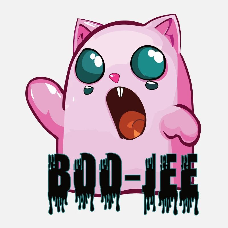 Boo-jee Katze Gespenst pink