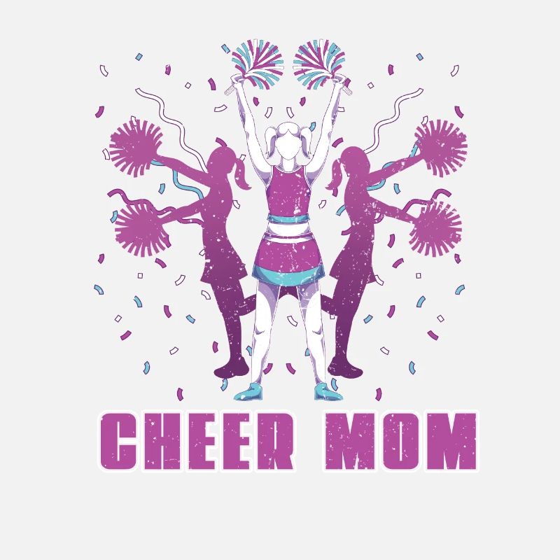 Cheerleader Mama Muttertag Geschenk Cheerleading