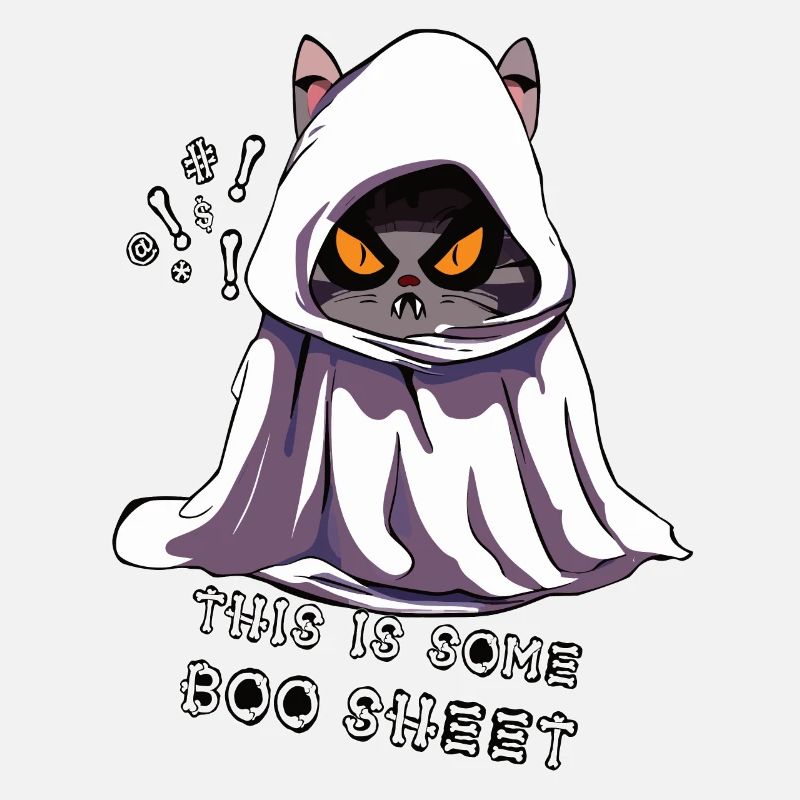 Ceci est un fantôme de chat boo sheet