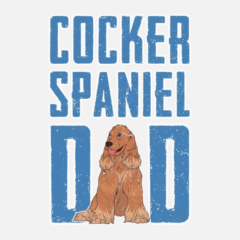 Cocker Spaniel Daddy Father's Day Gift Dogs