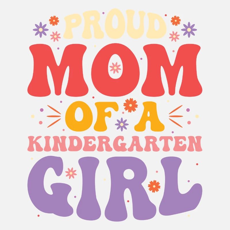 Stolze Mutter Eines Kindergartenmädchens