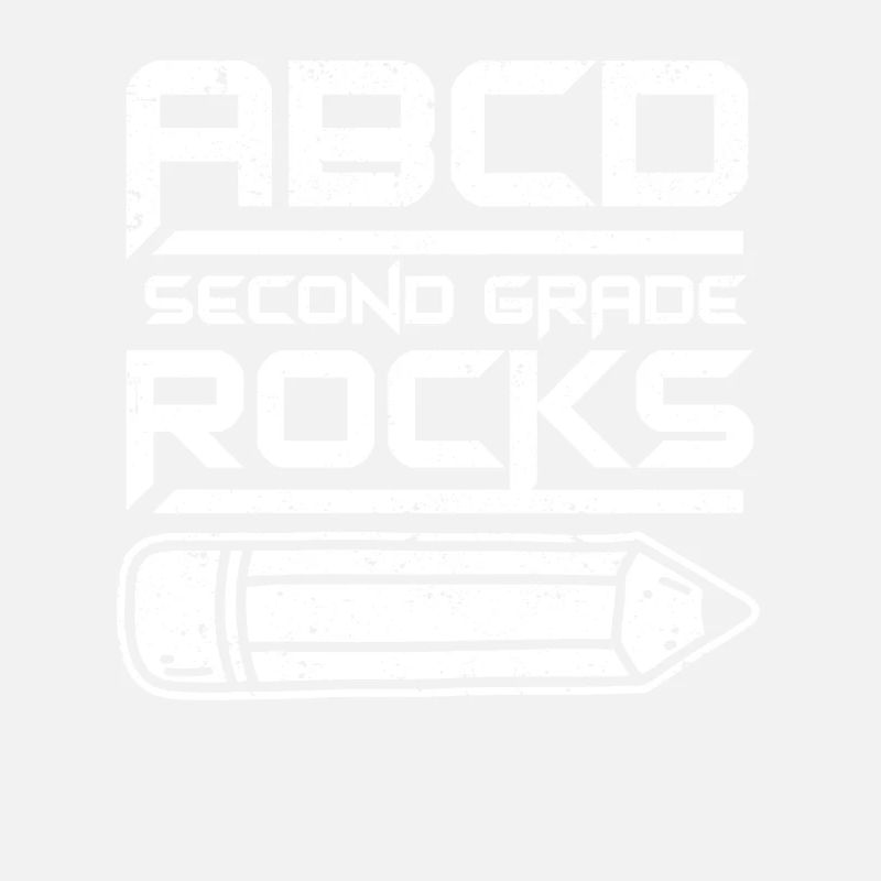 ABCD Second Grade Rocks 100e jour d’école Deuxième