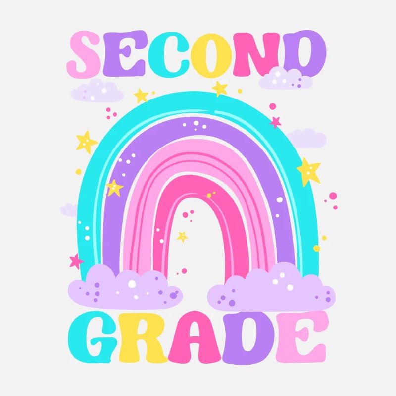 Second Grade 2nd Rainbow Teacher Student 100th