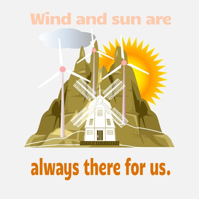 Le vent et le soleil sont là pour nous