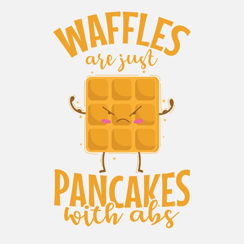 Waffles are just Pancakes Teig Gebäck