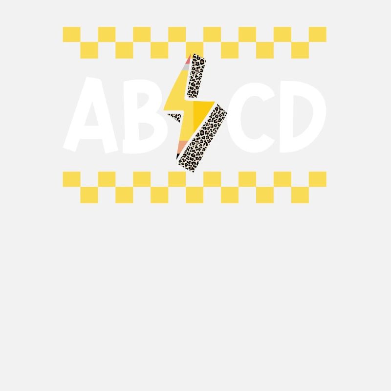 ABCD Lightning Leopard Pencil 100th Day School