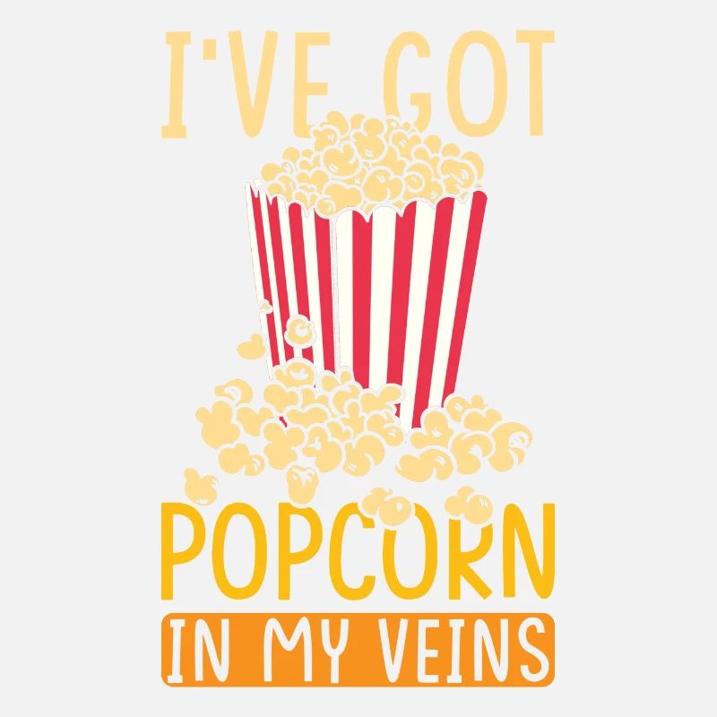 Popcorn Lover Gift Funny Popcorn