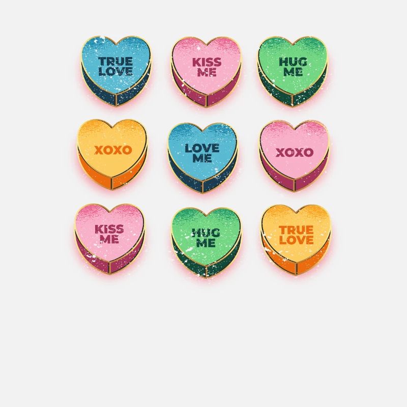 Joyeuse Saint-Valentin Candy Conversation Coeurs
