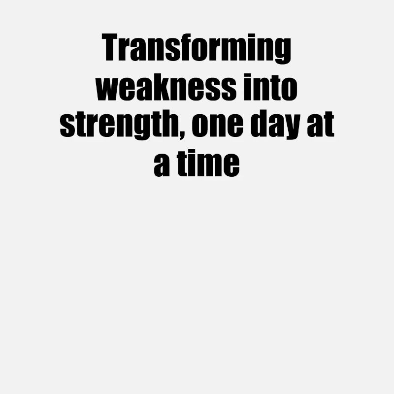 Fitness - Transforming weakness into strength,