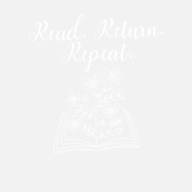 Library Worker Librarian Read Return Repeat Book