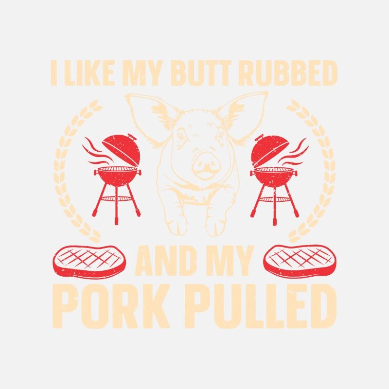 BBQ Pulled Pork Schwein Grill