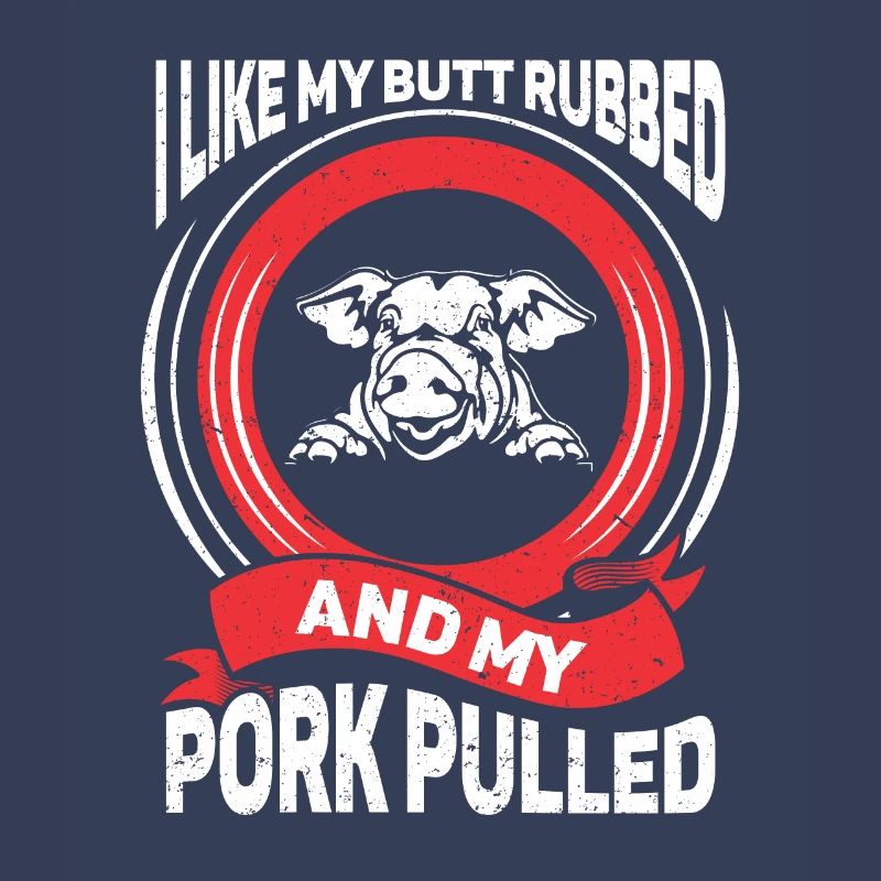 BBQ Pulled Pork Schwein Grill