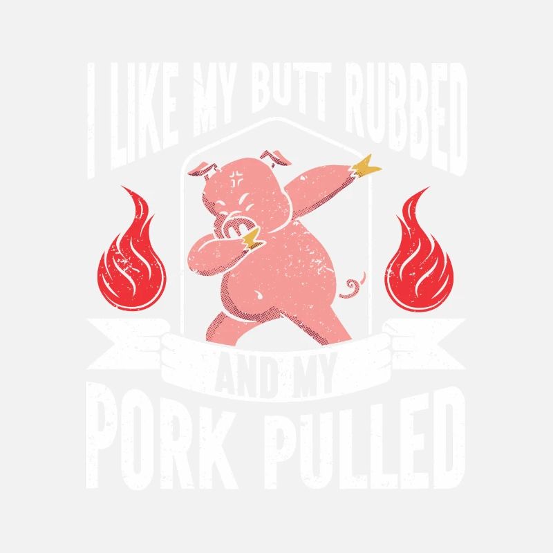 BBQ Pulled Pork Schwein Grill