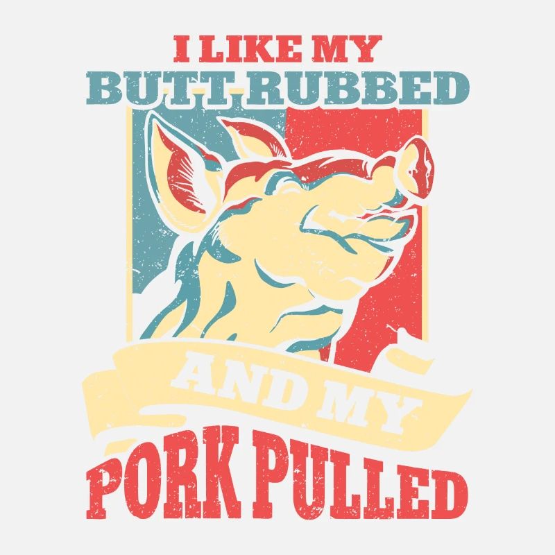 BBQ Pulled Pork Schwein Grill